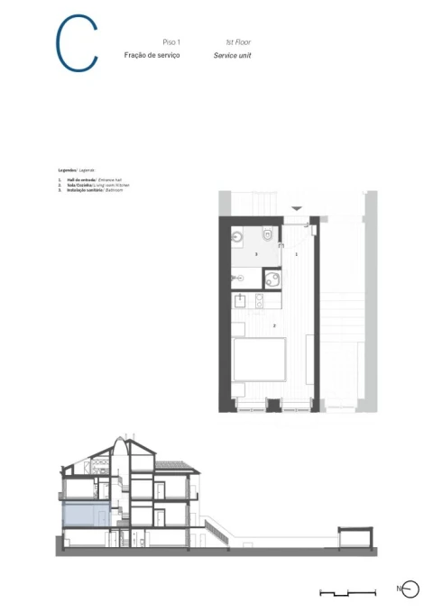 Apartamento T0 para Venda em Cedofeita, Santo Ildefonso, Sé, Miragaia, São Nicolau e Vitória