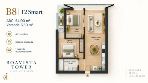 Apartamento T2 para Venda em Lordelo do Ouro e Massarelos