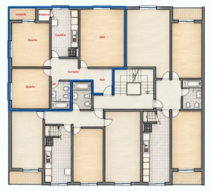 Apartamento T2 para Venda em Rio de Mouro