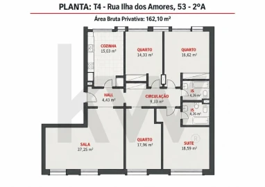 Apartamento T4 para Venda em Parque das Nações