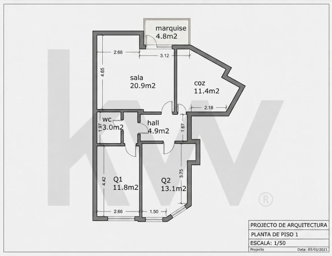 Apartamento T2 para Venda em Carnaxide e Queijas Foto 37