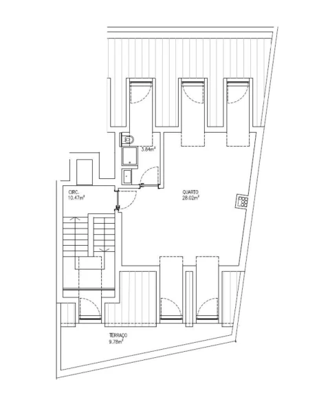 Apartamento T3 para Arrendamento em Santo António