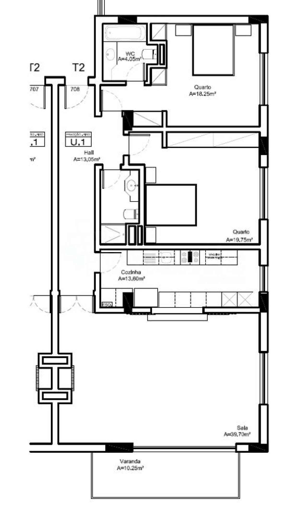 Apartamento T2 para Arrendamento em Agualva e Mira-Sintra Foto 24
