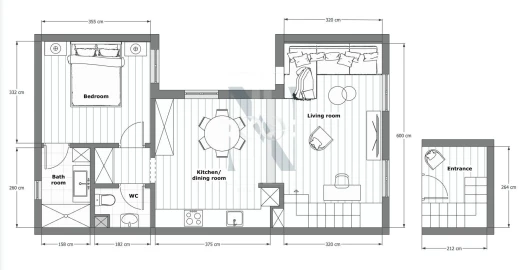 Apartamento T1 para Venda em Estrela