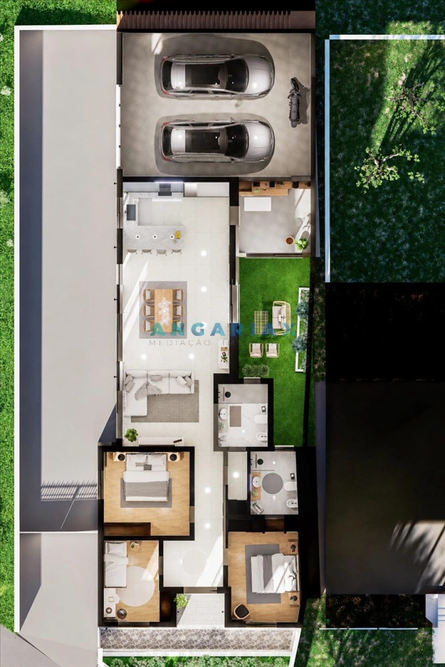 Moradia T3 para Venda em Calvaria de Cima Planta 1