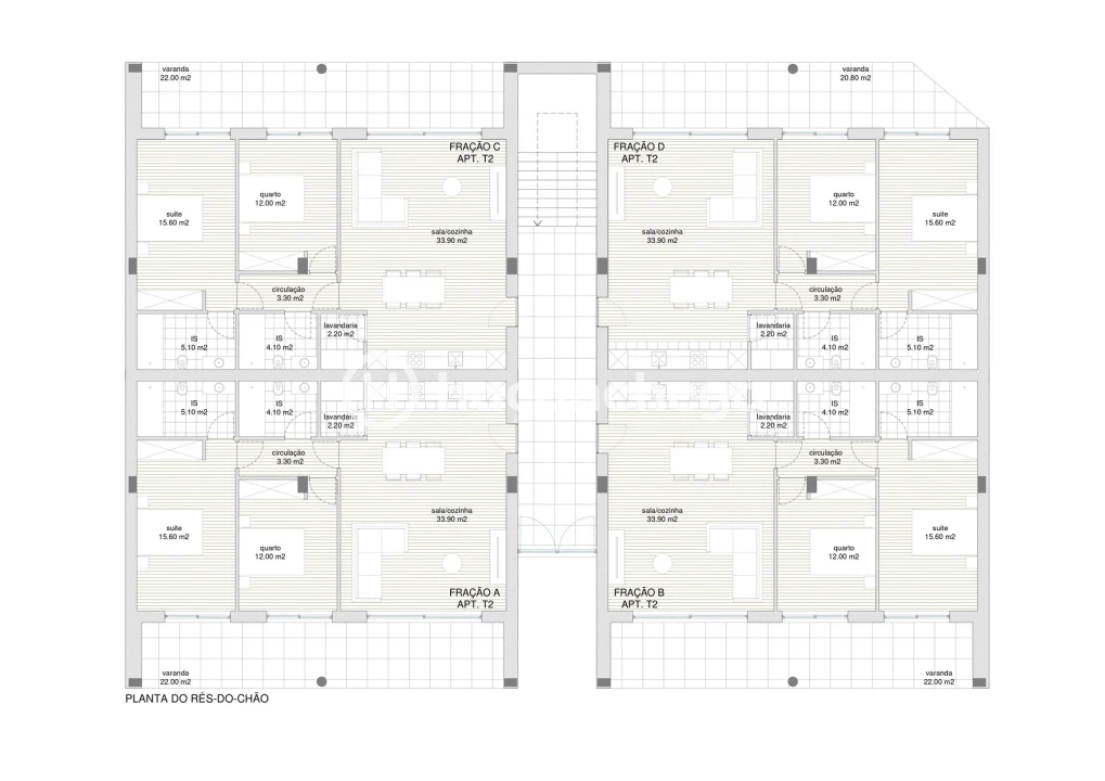 Apartamento T2 para Venda em Abade de Neiva Foto 8