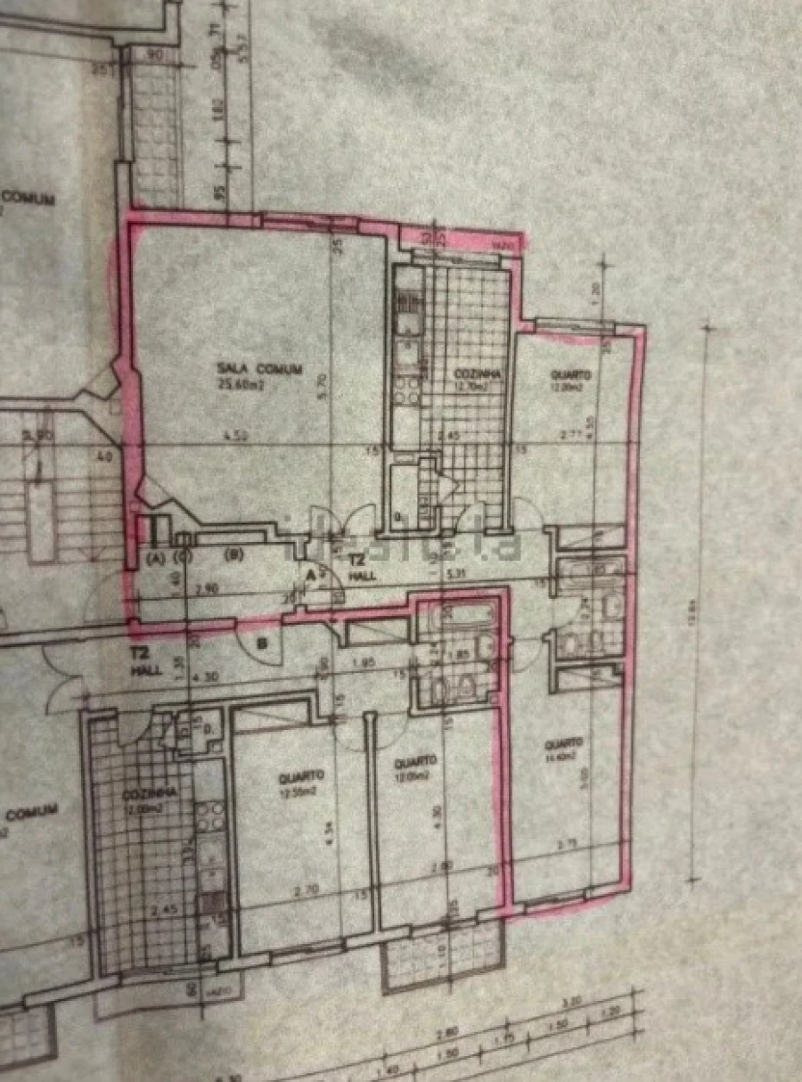 Apartamento T2 para Venda em Agualva e Mira-Sintra Planta 1