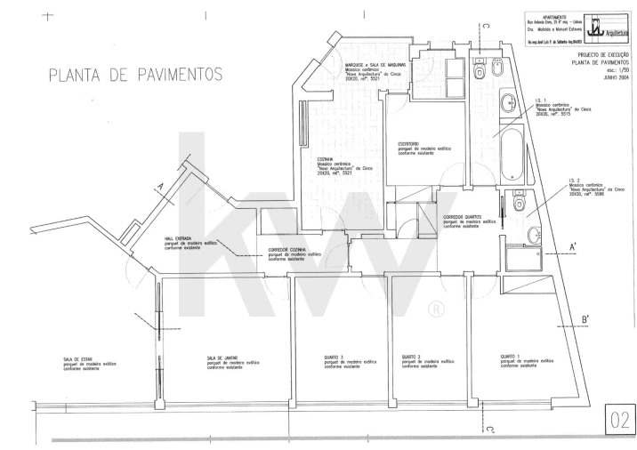 Apartamento T4 para Venda em Avenidas Novas Planta 1