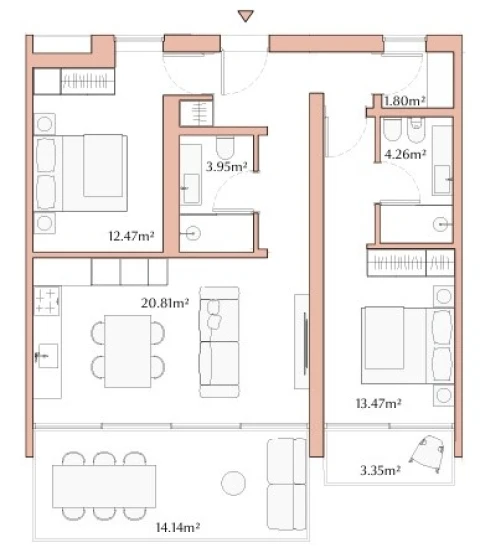 Apartamento T1 para Venda em Quarteira
