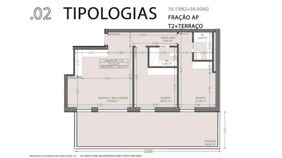 Apartamento T2 para Venda em Baguim do Monte (Rio Tinto) Foto 27