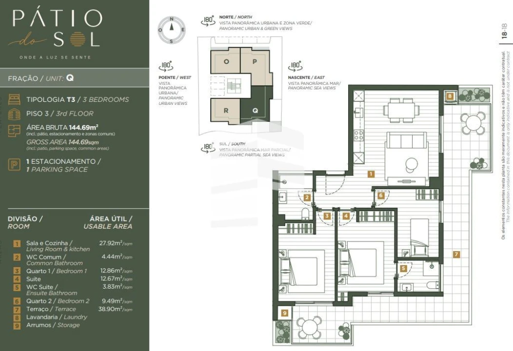 Apartamento T3 para Venda em Caniço Foto 21
