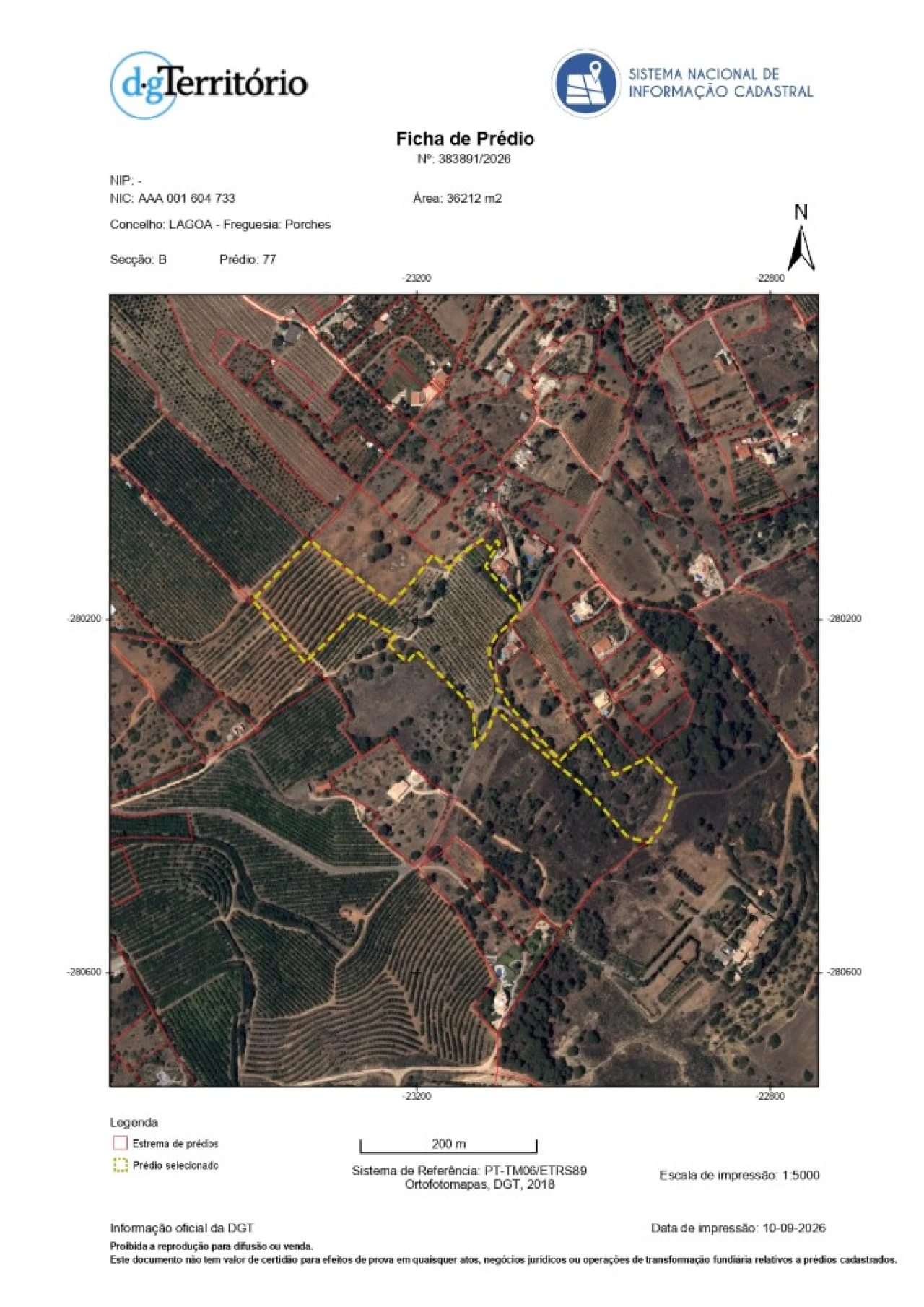 Terreno Misto para Venda em Porches Planta 2