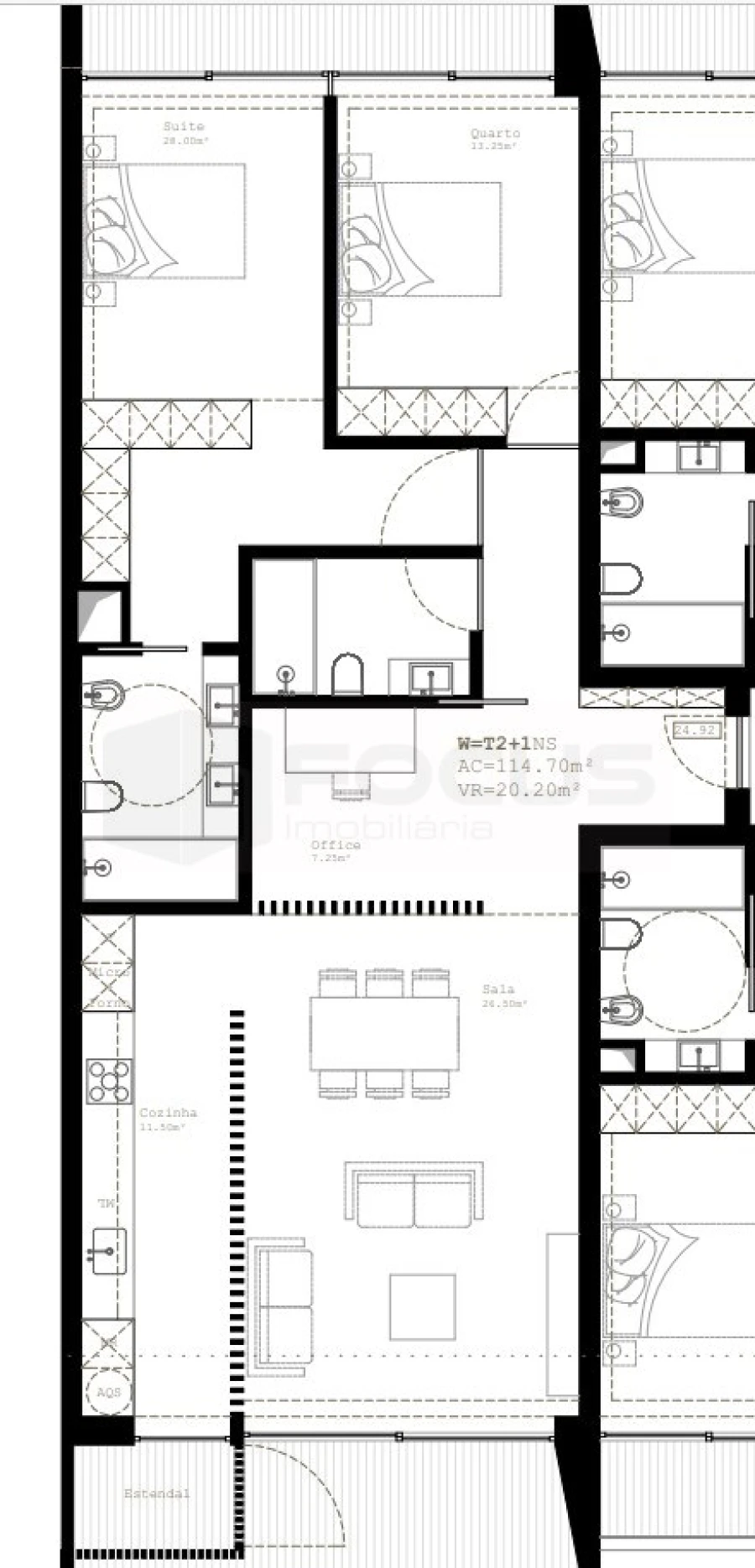 Apartamento T2 para Venda em Glória e Vera Cruz Foto 8