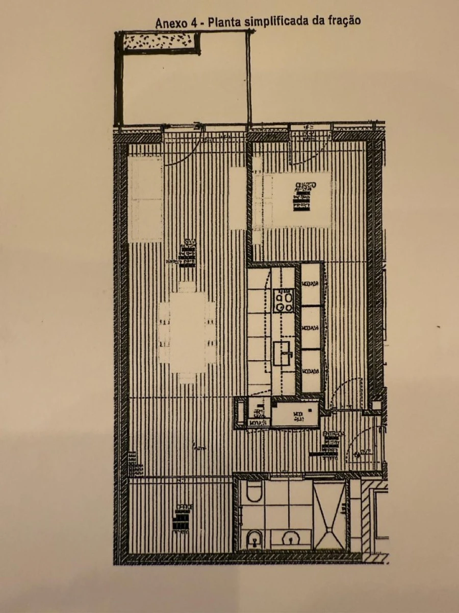 Apartamento T1 para Venda em Canidelo Planta 1