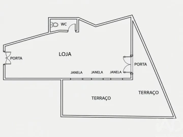 Loja para Venda em Ferreiros e Gondizalves