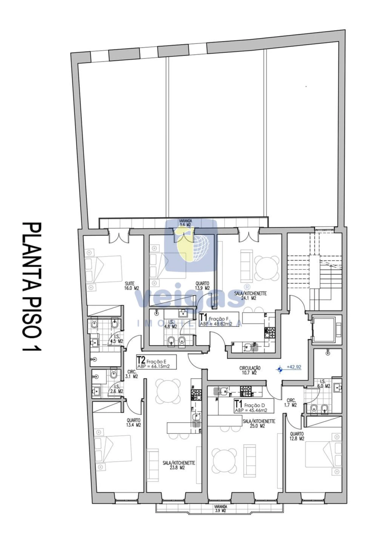 Apartamento T1 para Arrendamento em Arroios Foto 18