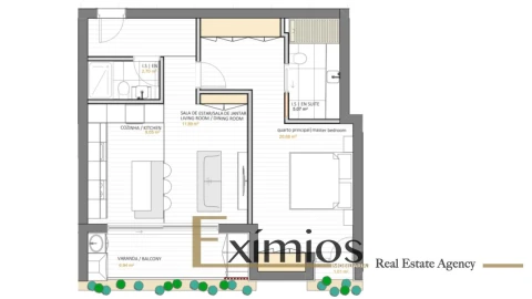 Apartamento T1 para Venda em Portimão