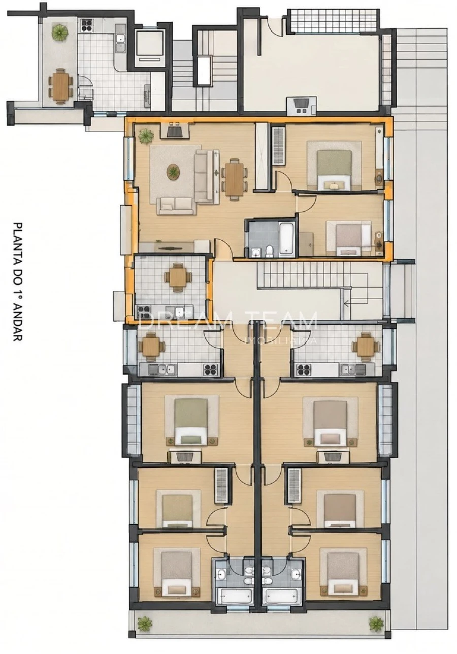 Apartamento T2 para Venda em Grândola e Santa Margarida da Serra Planta 1