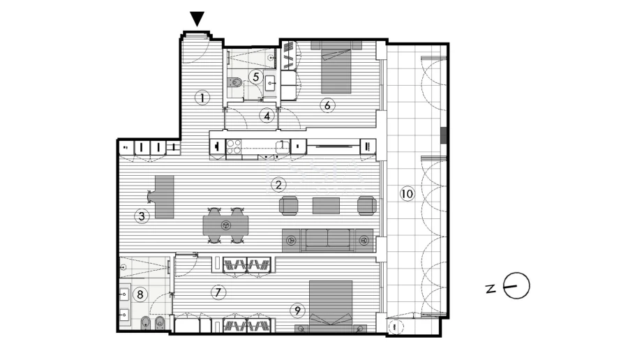Apartamento T2 para Venda em Paranhos Planta 1
