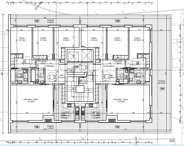 Apartamento T3 para Venda em Alverca do Ribatejo e Sobralinho Planta 2