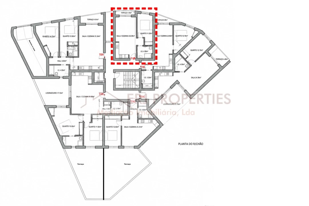 Apartamento T1 para Venda em Vila Nova de Cacela Foto 4
