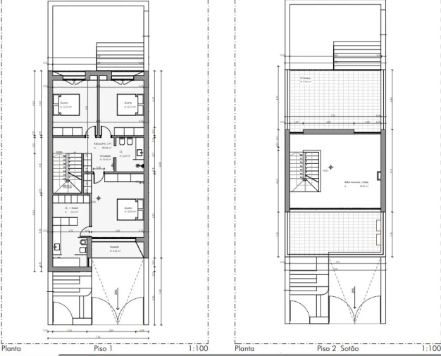Moradia T2 para Venda em Atalaia e Alto Estanqueiro-Jardia Planta 2