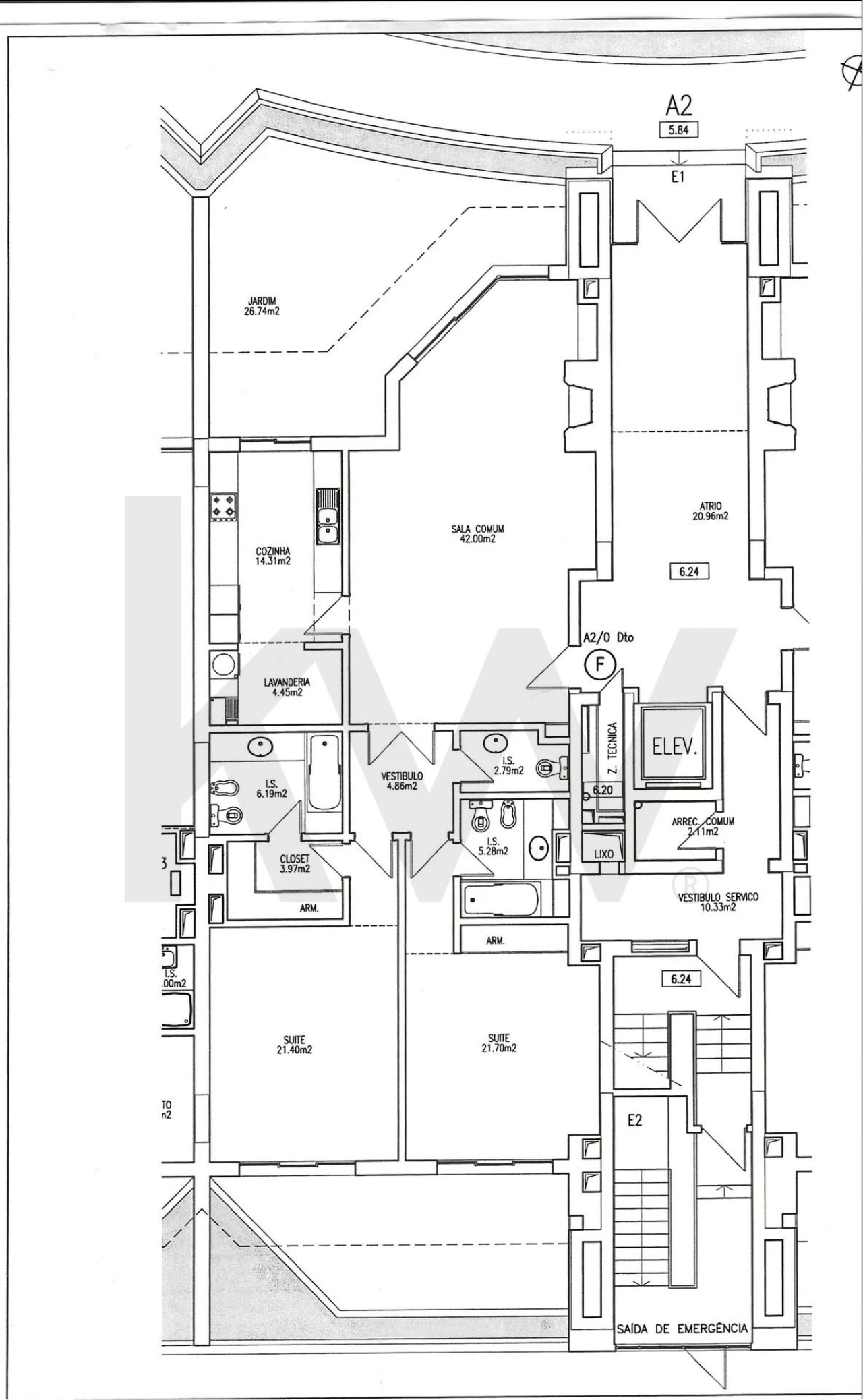 Apartamento T2 para Venda em Olivais Planta 2