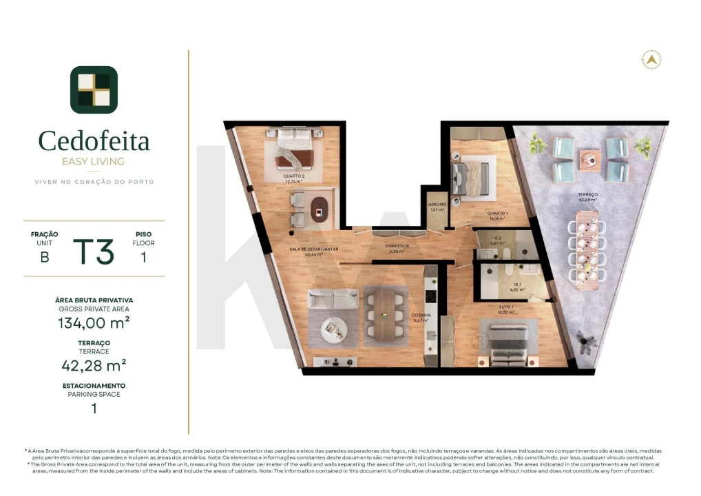 Apartamento T3 para Venda em Cedofeita, Santo Ildefonso, Sé, Miragaia, São Nicolau e Vitória Foto 12