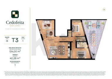 Apartamento T3 para Venda em Cedofeita, Santo Ildefonso, Sé, Miragaia, São Nicolau e Vitória