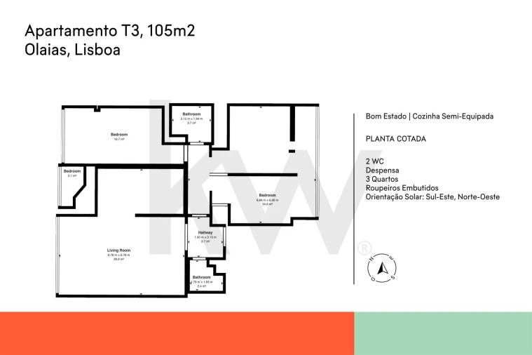 Apartamento T3 para Venda em Beato Foto 31