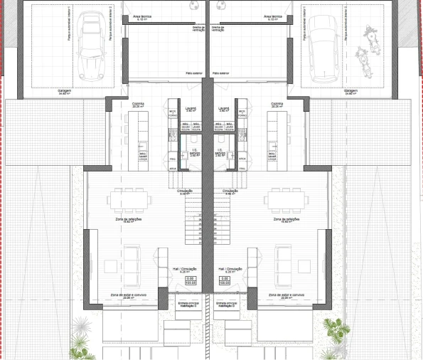 Moradia T3 para Venda em Campo e Tamel (São Pedro Fins) Planta 1