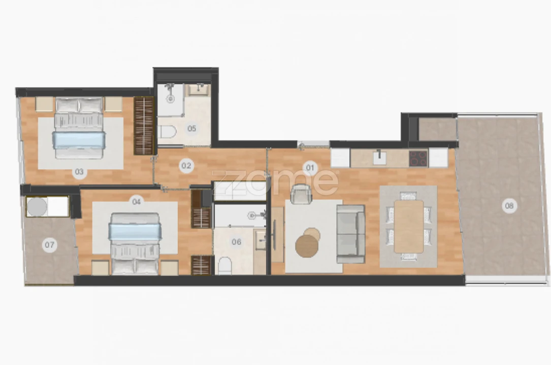 Apartamento T2 para Venda em Matosinhos e Leça da Palmeira Foto 12