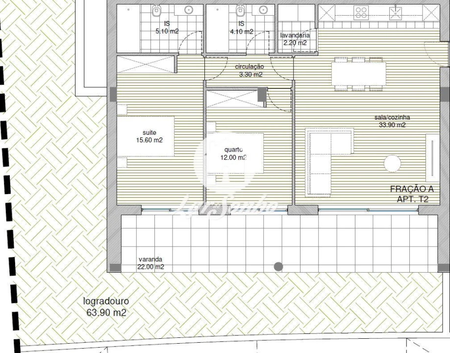 Apartamento T2 para Venda em Tamel (Santa Leocádia) e Vilar do Monte Foto 2