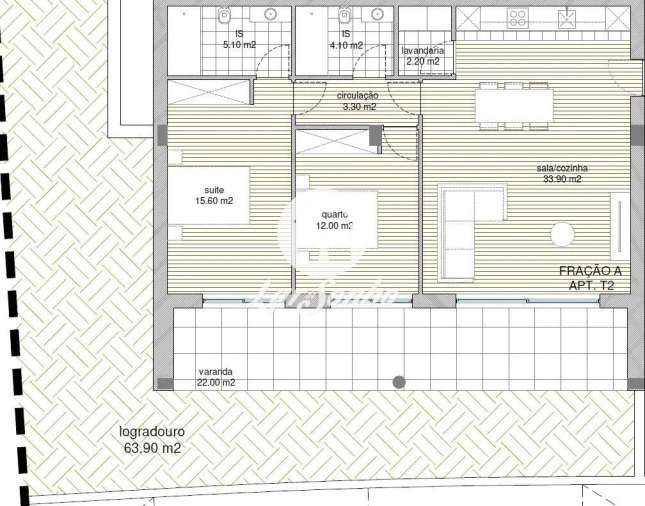 Apartamento T2 para Venda em Tamel (Santa Leocádia) e Vilar do Monte Foto 2