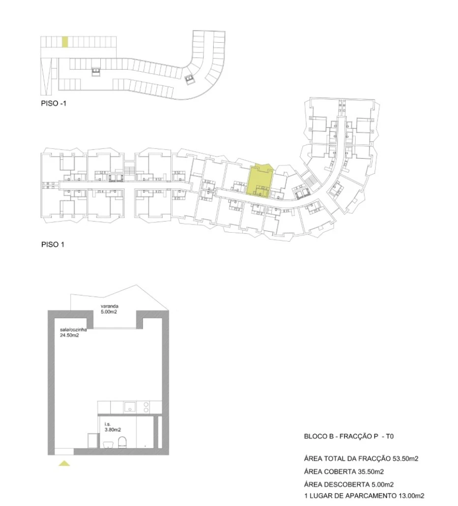 Apartamento para Venda em Fânzeres e São Pedro da Cova Planta 1