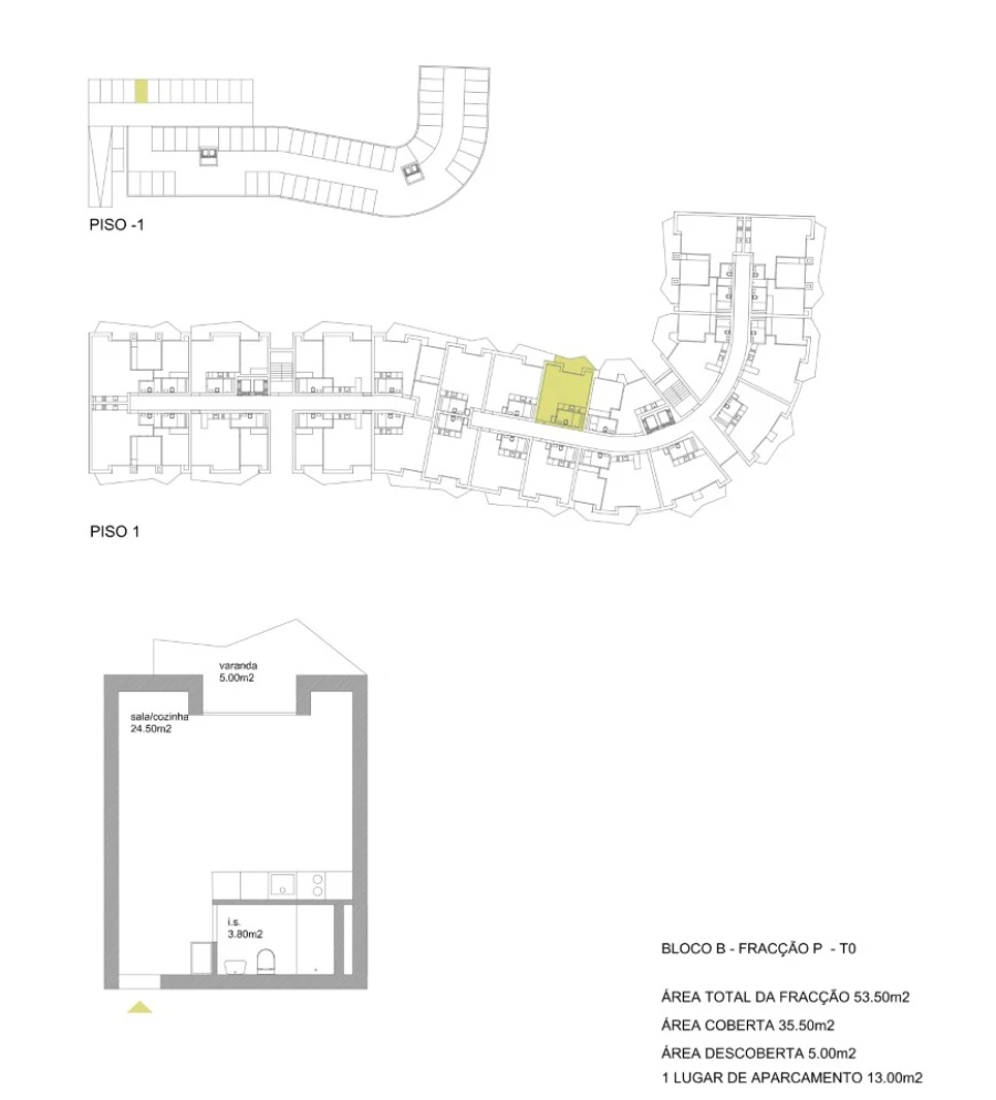 Apartamento para Venda em Fânzeres e São Pedro da Cova Planta 1