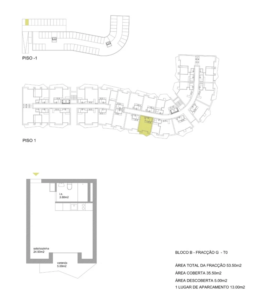 Apartamento para Venda em Fânzeres e São Pedro da Cova Planta 1