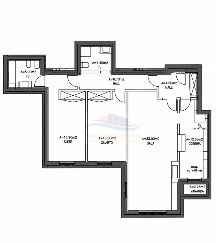 Apartamento T2 para Venda em Milharado Foto 27