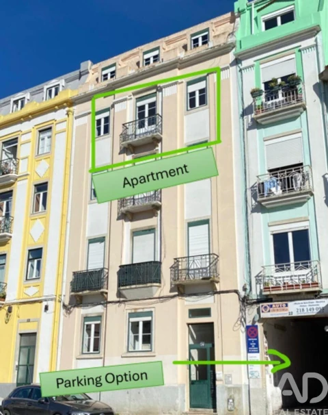 Apartamento T3 para Venda em Arroios