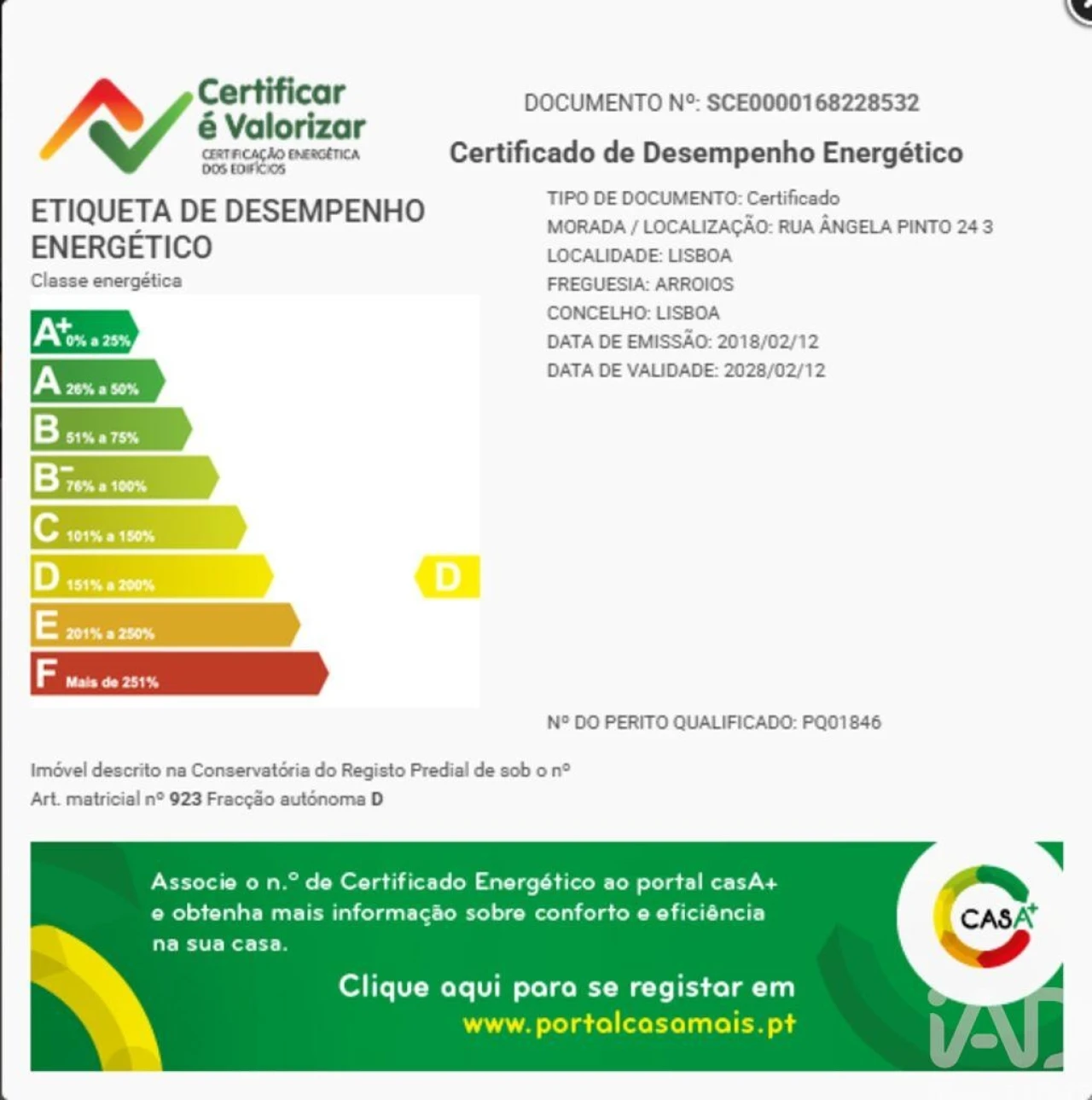 Apartamento T3 para Venda em Arroios Foto 39