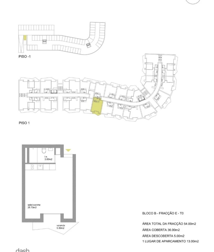 Apartamento para Venda em Fânzeres e São Pedro da Cova Planta 1