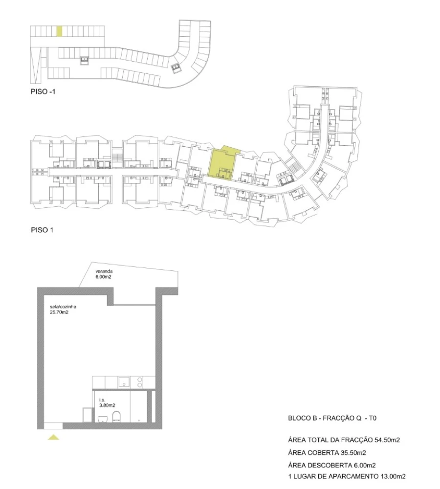 Apartamento para Venda em Fânzeres e São Pedro da Cova Planta 1