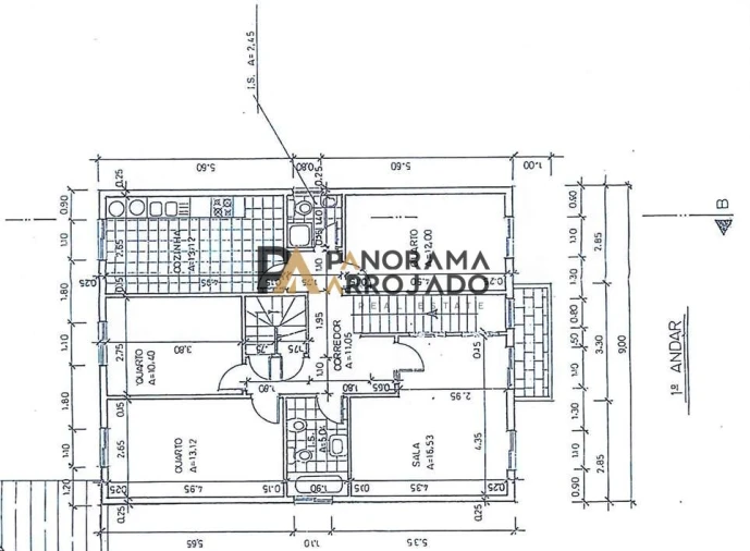 Apartamento T3 para Venda em Quinta do Conde Planta 1