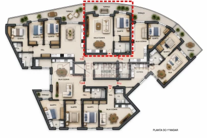 Apartamento T1 para Venda em Vila Nova de Cacela