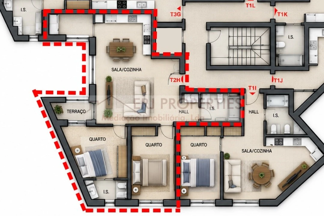 Apartamento T2 para Venda em Vila Nova de Cacela Foto 4