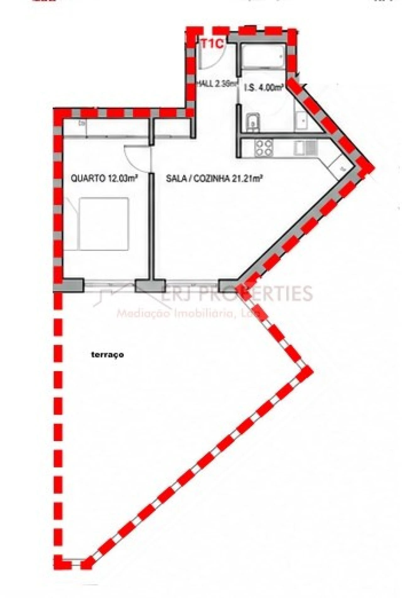 Apartamento T1 para Venda em Vila Nova de Cacela Foto 3
