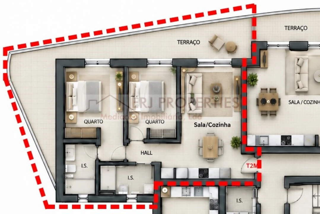 Apartamento T2 para Venda em Vila Nova de Cacela Foto 2