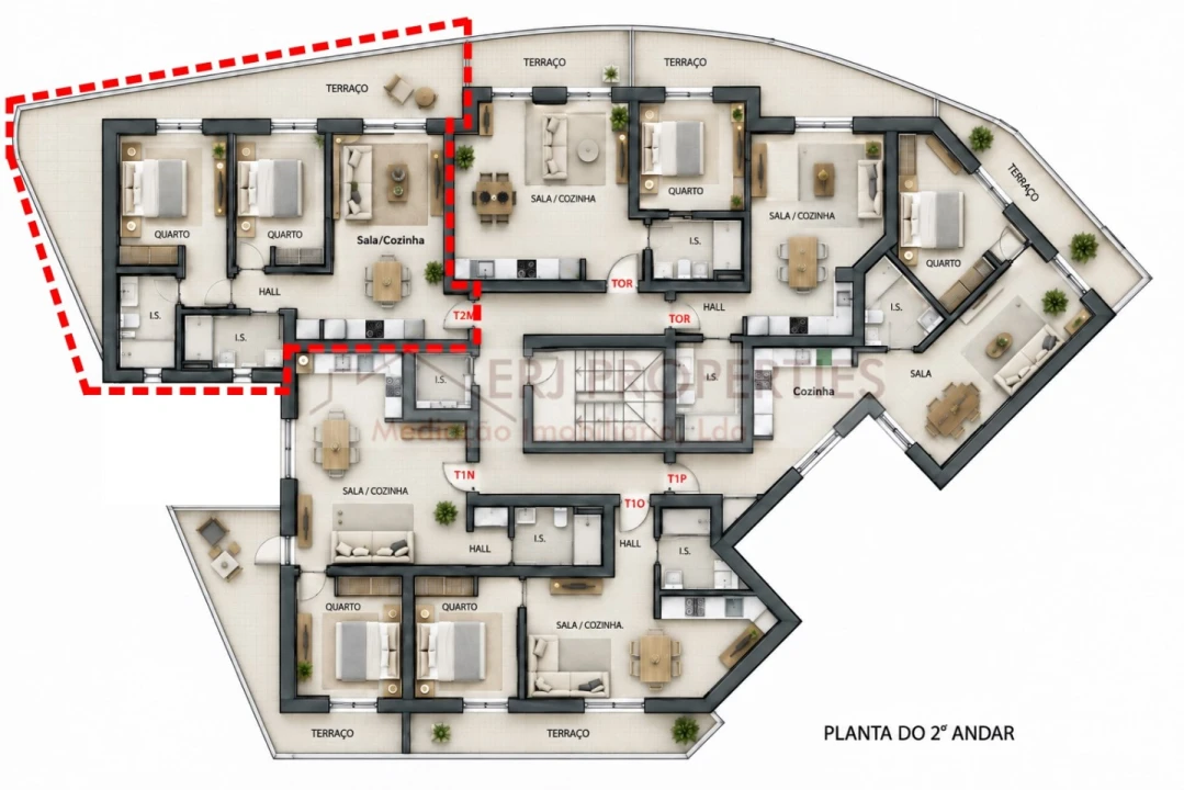 Apartamento T2 para Venda em Vila Nova de Cacela Foto 4