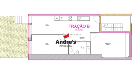 Apartamento T1 para Venda em Paranhos