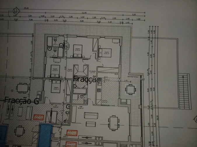 Apartamento T3 para Venda em Marrazes e Barosa Planta 1